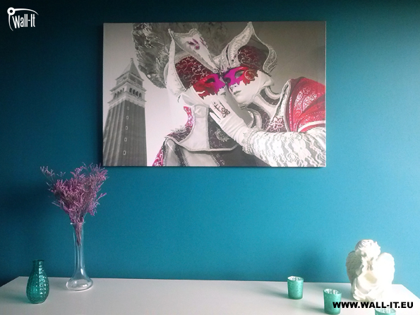 canvas weneckie maski jeden kolor